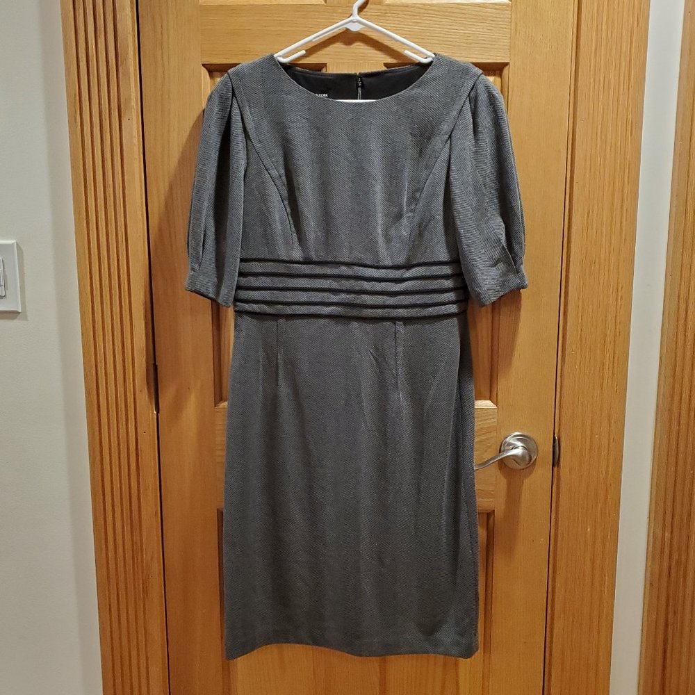 Jones New York Gray & Black Dress Size 12